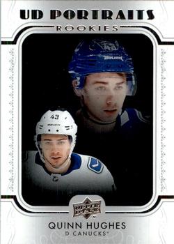 2019-20 Upper Deck - UD Portraits #P-45 Quinn Hughes Front