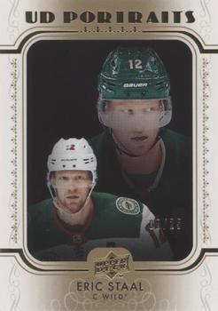 2019-20 Upper Deck - UD Portraits Gold #P-18 Eric Staal Front