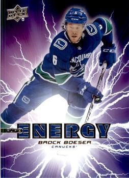 2019-20 Upper Deck - Pure Energy #PE-30 Brock Boeser Front