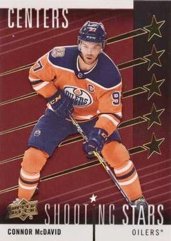 2019-20 Upper Deck - Shooting Stars Centers Red #SSC-1 Connor McDavid Front