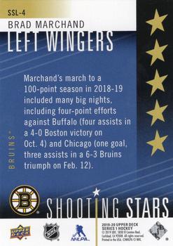 2019-20 Upper Deck - Shooting Stars Left Wingers #SSL-4 Brad Marchand Back