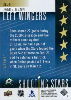 2019-20 Upper Deck - Shooting Stars Left Wingers #SSL-5 Jamie Benn Back