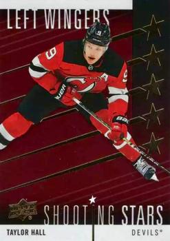 2019-20 Upper Deck - Shooting Stars Left Wingers Red #SSL-3 Taylor Hall Front
