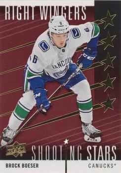 2019-20 Upper Deck - Shooting Stars Right Wingers Red #SSR-3 Brock Boeser Front