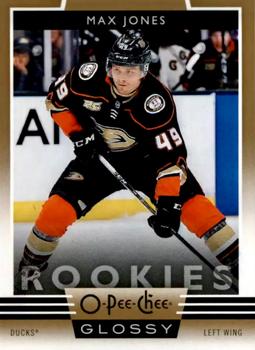 2019-20 Upper Deck - 2019-20 O-Pee-Chee Glossy Rookies Gold #R-4 Max Jones Front