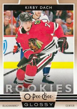 2019-20 Upper Deck - 2019-20 O-Pee-Chee Glossy Rookies Gold #R-12 Kirby Dach Front