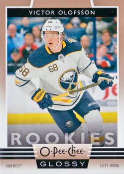 2019-20 Upper Deck - 2019-20 O-Pee-Chee Glossy Rookies Gold #R-16 Victor Olofsson Front
