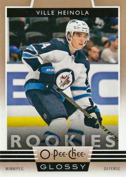 2019-20 Upper Deck - 2019-20 O-Pee-Chee Glossy Rookies Gold #R-19 Ville Heinola Front