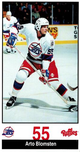 1993-94 Ruffles Winnipeg Jets #NNO Arto Blomsten Front