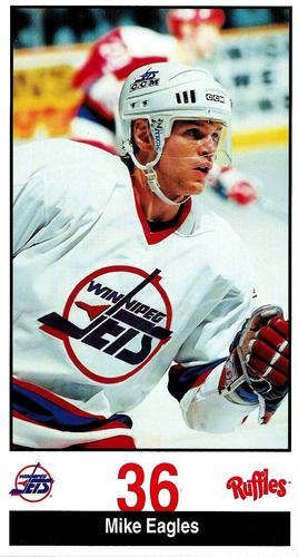 1993-94 Ruffles Winnipeg Jets #NNO Mike Eagles Front