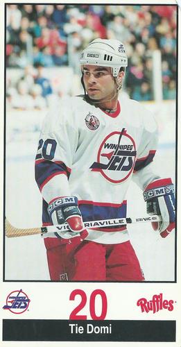 1993-94 Ruffles Winnipeg Jets #NNO Tie Domi Front
