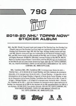 2019-20 Topps Now NHL Stickers - Gold #79G Mikko Koivu Back