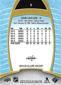 2019-20 Upper Deck Allure #9 John Carlson Back