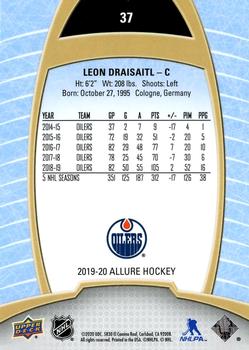 2019-20 Upper Deck Allure #37 Leon Draisaitl Back