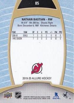 2019-20 Upper Deck Allure #85 Nathan Bastian Back