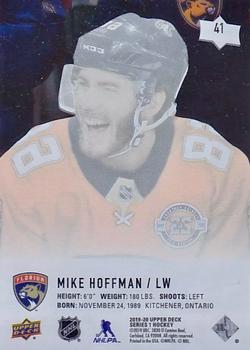2019-20 Upper Deck - UD Exclusives Clear Cut #41 Mike Hoffman Back