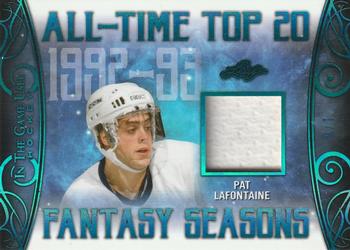 2019-20 Leaf In The Game Used - All-Time Top 20 Fantasy Seasons - Blue Spectrum Foil #ATFS-15 Pat LaFontaine Front