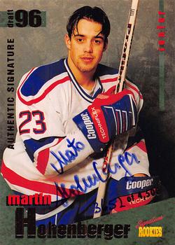 1995 Signature Rookies Draft 96 #9 Martin Hohenberger Front