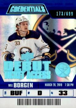 2019-20 Upper Deck Credentials #122 William Borgen Front