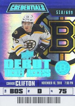 2019-20 Upper Deck Credentials #123 Connor Clifton Front