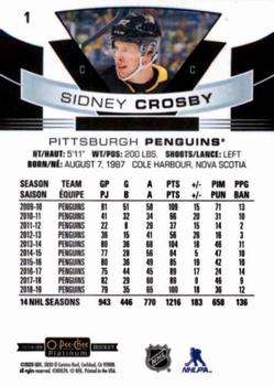 2019-20 O-Pee-Chee Platinum #1 Sidney Crosby Back
