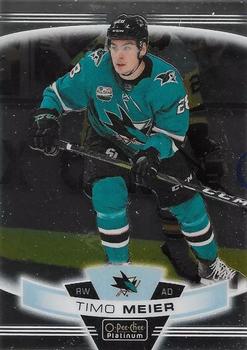 2019-20 O-Pee-Chee Platinum #42 Timo Meier Front