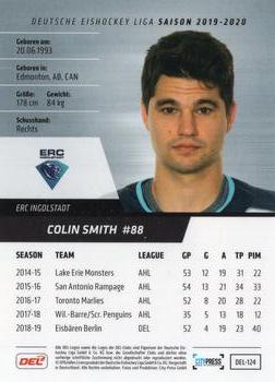 2019-20 Playercards (DEL) #DEL-124 Colin Smith Back