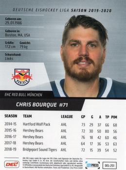 2019-20 Playercards (DEL) #DEL-251 Chris Bourque Back