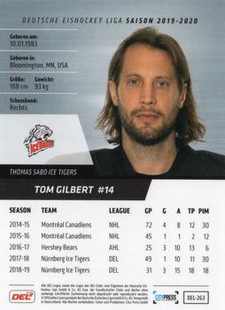 2019-20 Playercards (DEL) #DEL-263 Tom Gilbert Back