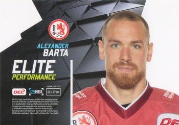 2019-20 Playercards (DEL) - Elite Performance #EP04 Alexander Barta Back
