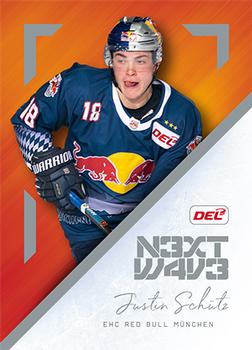 2019-20 Playercards (DEL) - Next Wave Parallel #NW04 Justin Schütz Front