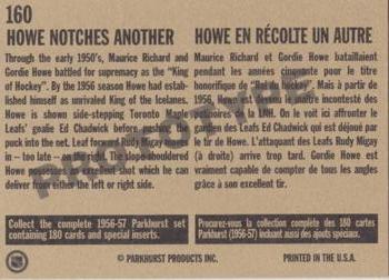 1994 Parkhurst Missing Link 1956-57 - Prototypes #160 Howe Notches Another Back