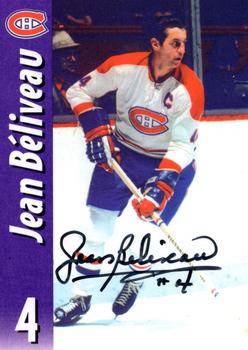 2009 Molson Export Montreal Canadiens Alumni #4 Jean Beliveau Front