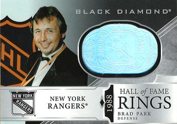 2019-20 Upper Deck Black Diamond - Hall of Fame Rings #HR-BP Brad Park Front