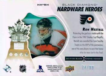2019-20 Upper Deck Black Diamond - Hardware Heroes #HH-RH Ron Hextall Back