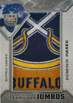 2019-20 Upper Deck Black Diamond - Team Logo Manufactured Jumbo Patches #TLBS-DH Dominik Hasek Front