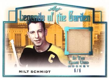 2019-20 Leaf In The Game Used - Legends of the Garden - Blue Spectrum Foil #LOTG-10 Milt Schmidt Front