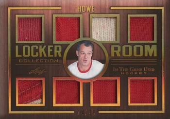 2019-20 Leaf In The Game Used - Locker Room Collection - Bronze Spectrum Foil #LRC-09 Gordie Howe Front