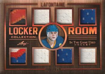2019-20 Leaf In The Game Used - Locker Room Collection - Bronze Spectrum Foil #LRC-16 Pat LaFontaine Front