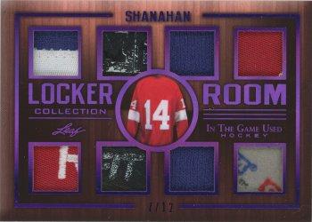 2019-20 Leaf In The Game Used - Locker Room Collection - Purple Spectrum Foil #LRC-03 Brendan Shanahan Front