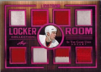 2019-20 Leaf In The Game Used - Locker Room Collection - Magenta Spectrum Foil #LRC-15 Nicklas Lidstrom Front