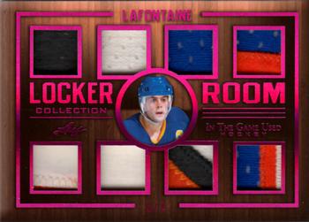 2019-20 Leaf In The Game Used - Locker Room Collection - Magenta Spectrum Foil #LRC-16 Pat LaFontaine Front