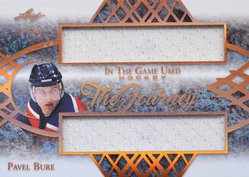 2019-20 Leaf In The Game Used - The Journey - Bronze Spectrum Foil #TJ-12 Pavel Bure Front