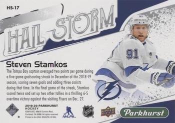 2019-20 Parkhurst - Hail Storm #HS-17 Steven Stamkos Back
