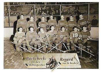 2017 National Library and Archives of Canada Backcheck: A Hockey Retrospective #18 Montreal Canadiens hockey team, October 1942 Front