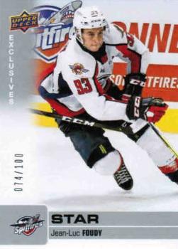 2019-20 Upper Deck CHL - Exclusives #305 Jean-Luc Foudy Front