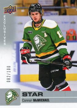 2019-20 Upper Deck CHL - Exclusives #308 Connor McMichael Front