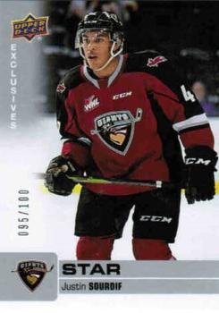 2019-20 Upper Deck CHL - Exclusives #326 Justin Sourdif Front