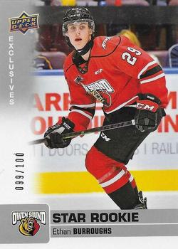 2019-20 Upper Deck CHL - Exclusives #335 Ethan Burroughs Front