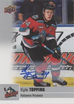 2019-20 Upper Deck CHL - Autographs #63 Kyle Topping Front
